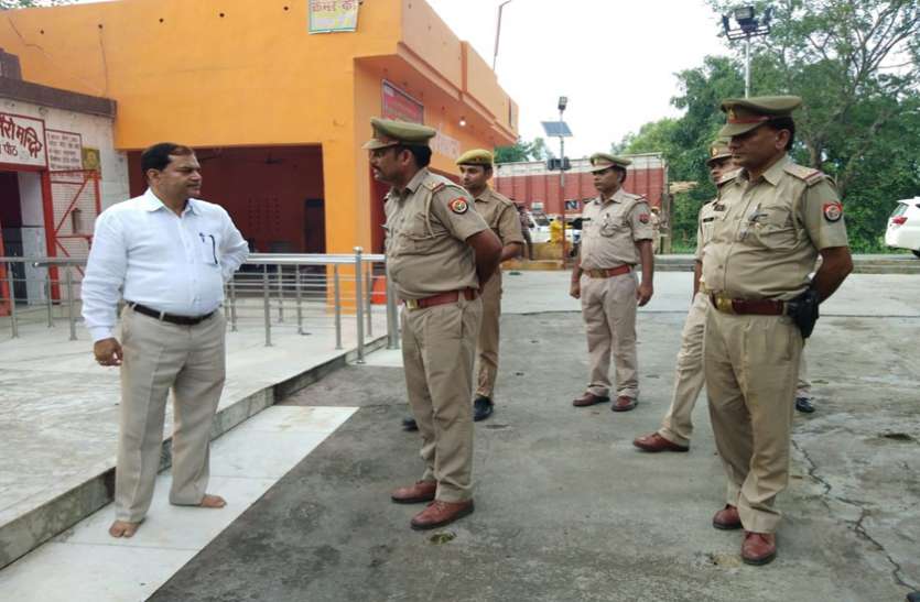 police कांवड़ यात्रा से पहले सुरक्षा संबंधित तैयारियों का जायजा लेने निकले एसपी बिजनौर