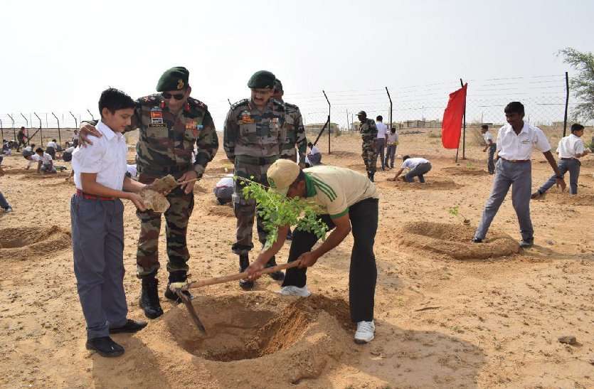 jaisalmer news पौधरोपण, वन संरक्षण व पर्यावरण सुरक्षा की पहल