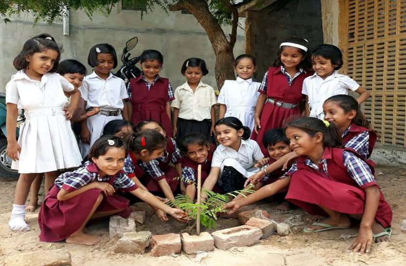 jaisalmer news जगह-जगह पौधरोपण कर लिया पर्यावरण संरक्षण का संकल्प