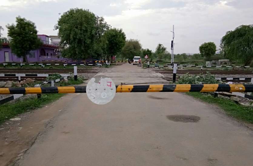 baswa railway gate अण्डरपास की एनओसी में पुलिस का अड़ंगा