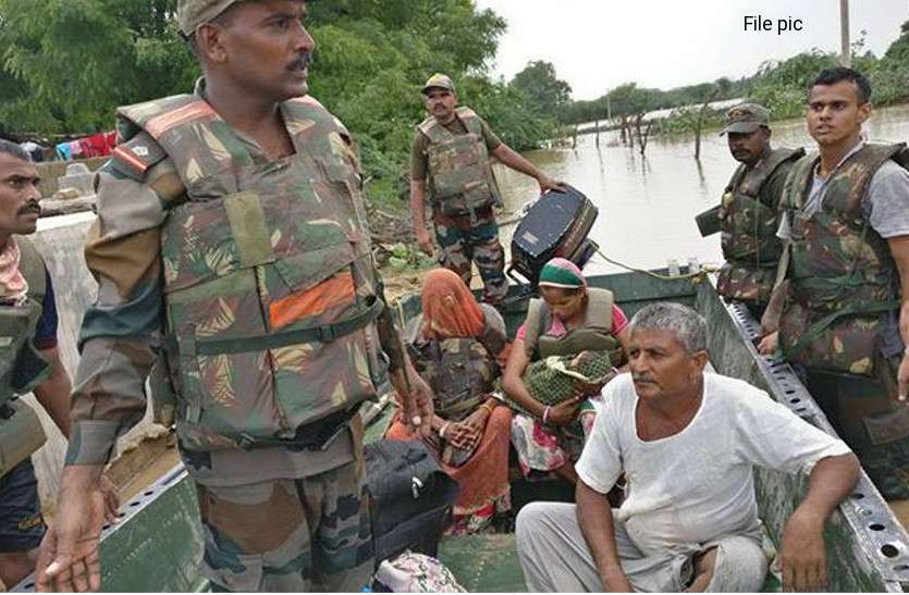 indian army rajasthan flood राजस्थान में भारी बारिश की चेतावनी के बीच एयरफोर्स-सेना अलर्ट, जारी हुए ये Control Numbers- परेशानी हो तो करें फोन