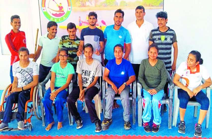 Indian Kayaking देशभर से यहां ट्रायल देने आए खिलाड़ी,देखने उमड़ी लोगों की भीड़