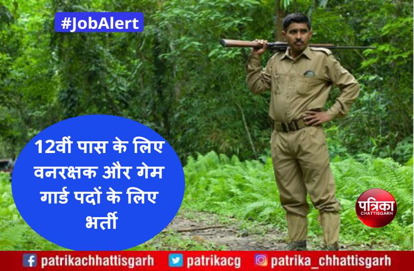 Latest Job News 12वीं पास के लिए वनरक्षक और गेम गार्ड पदों के लिए भर्ती, सैलरी 19,500 रुपए