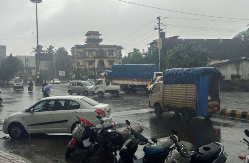 patrika मानसून ने तोड़ी सुस्ती, बरसे बदरा