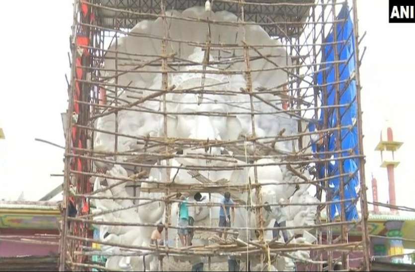 Ganesh हैदराबाद: इस बार खास होगा खैरताबाद गणेश उत्सव, बन रही है एक करोड़ की लागत से 57 फीट ऊंची प्रतिमा