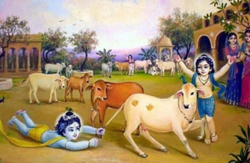 Krishna Janmashtami Krishna Bal Leela In Hindi Bal Gopal Image Krishna Janmashtami इस 