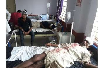 Land dispute जमीन विवाद: दो भाइयों में खूनी संघर्ष चले लाठी-फर्से, 13 घायल, एक गंभीर
