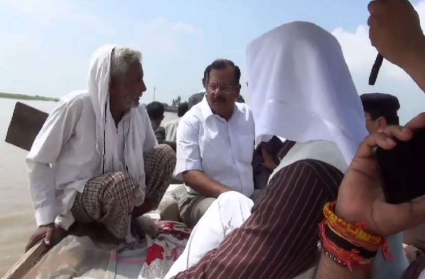 Dharmpal Singh बाढ़ प्रभावित क्षेत्र का दौरा करने पहुंचे सिंचाई मंत्री बोले- नदी हमारी मां है, नुकसान को हम सम्मान के साथ बर्दाश्त करेंगे