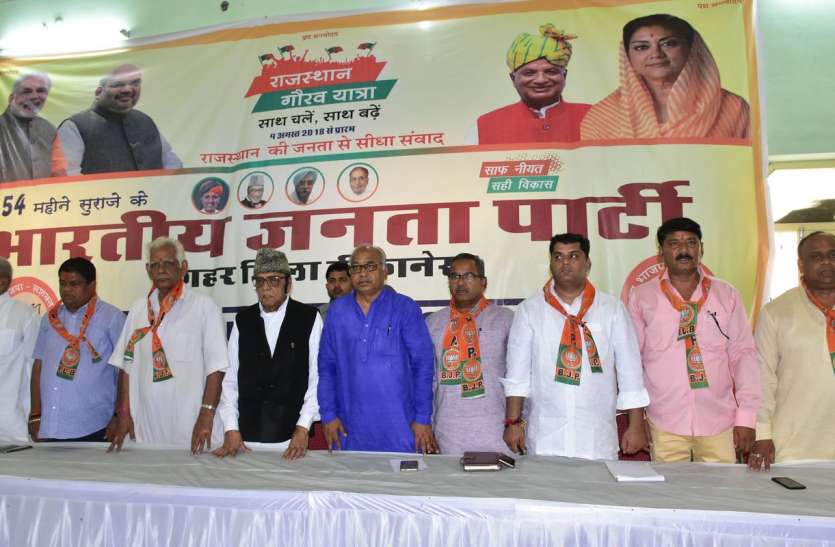 Booth conference भाजपा के बूथ सम्मेलन में तकरार, शहर के हालात पर टिप्पणी से हंगामा