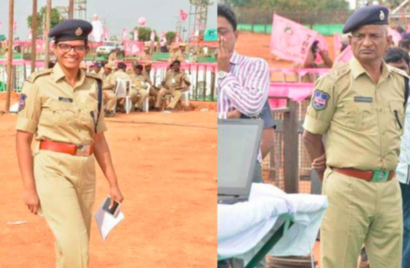 dsp एसपी बेटी को डीएसपी पिता ने गर्व से ठोका सैल्यूट, नजारा देख मुस्कुरा उठे लोग