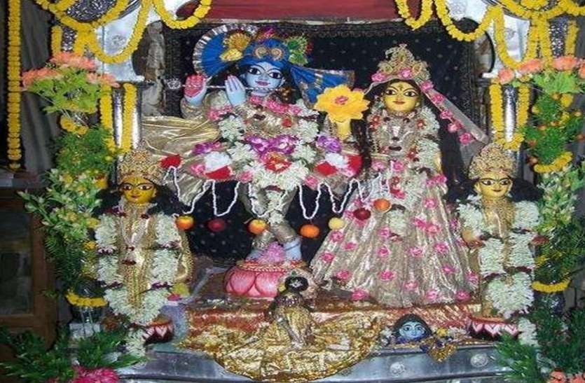 gopal mandir जन्माष्टमी की धूम, संघ ने बजाई बांसुरी