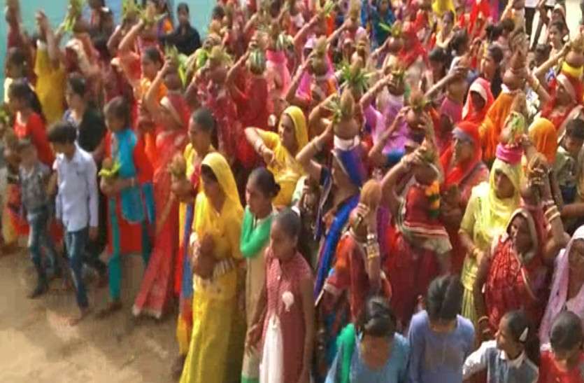 rajasthan news गोगाजी मेला की तैयारियां जोरो पर निकाली कलश यात्रा
