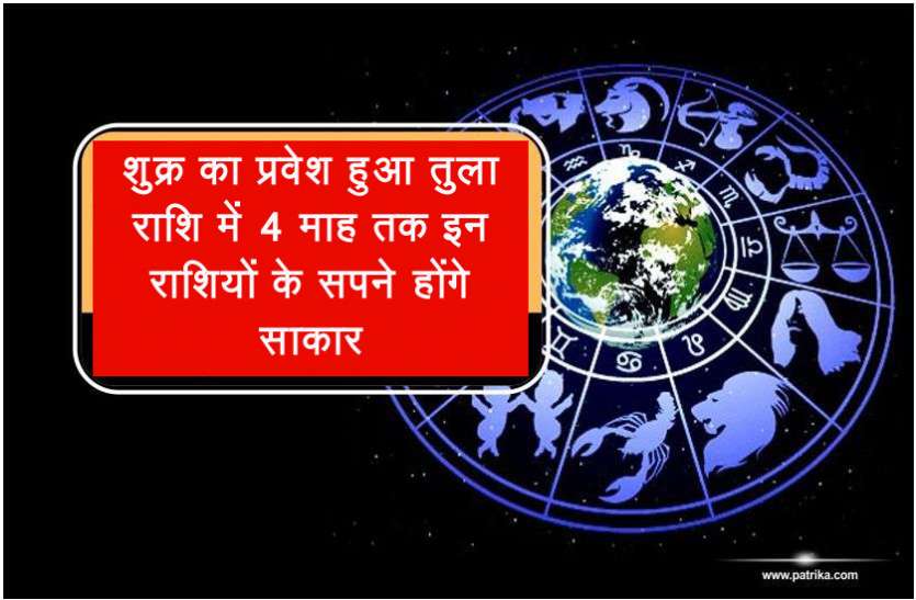 shukra parivarttan शुक्र का प्रवेश हुआ तुला राशि में 4 माह तक इन राशियों के सपने होंगे साकार