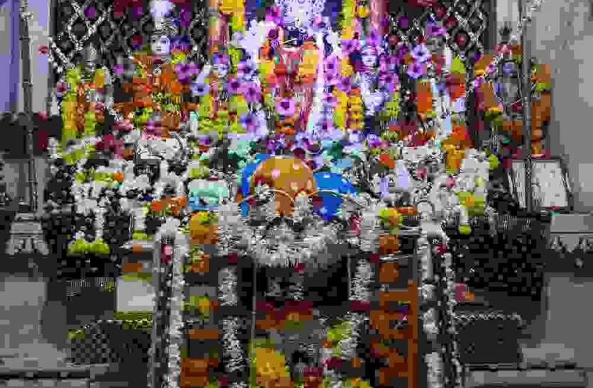 pratapgarh आधी रात को जन्मे कान्हा, बांटा पंजेरी का प्रसाद