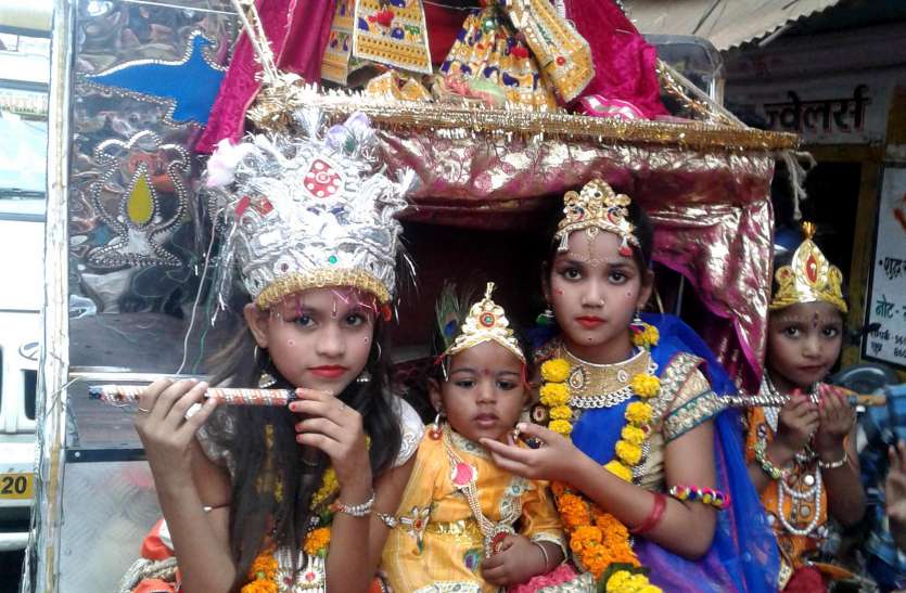 Glorious city of Krishna's Jaykaro कृष्ण के जयकारो से गुंजायमान हुआ नगर