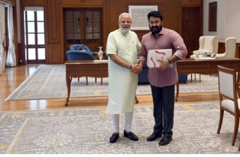 modi भाजपा की टिकट से लोकसभा चुनाव लड़ेंगे सुपरस्टार मोहनलाल! पीएम मोदी से कर चुके मुलाकात