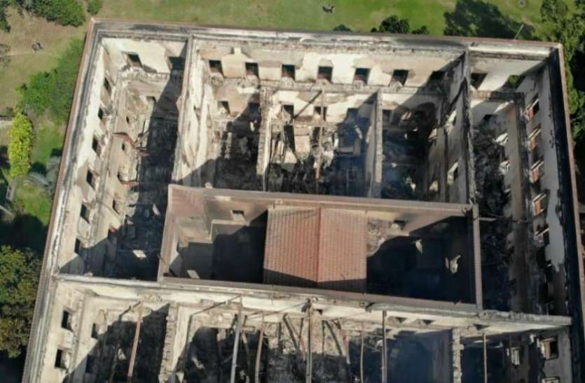 Reconstruction of 200 year old museum which caught fire yesterday ब्राजील: आग से तहस-नहस हुआ 200 साल पुराना संग्रहालय, करोड़ों के बजट से होगा पुनर्निमाण