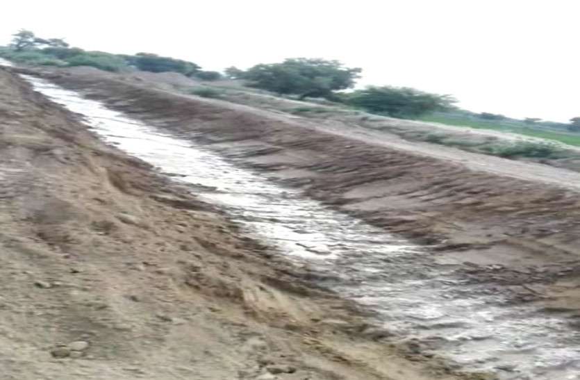 canal नई नहर रातो-रात तोड़ी और मलबा किया गायब