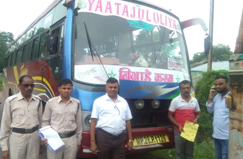 rto एक सप्ताह में वसूला गया 4 लाख 45 हजार रुपए का जुर्माना