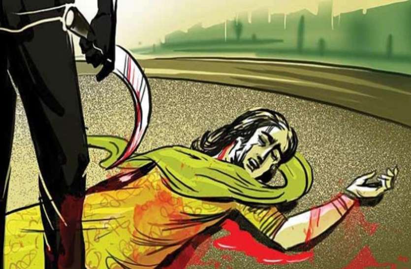 bulandshahr महिला का गला रेत रहा था पति, अचानक आ गए 2 मासूम बेटे, जानिये फिर क्या हुआ