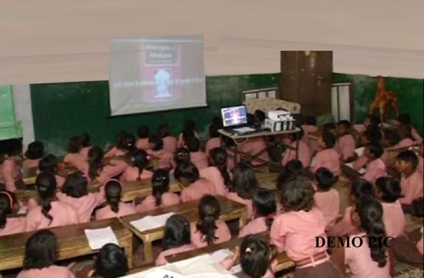 Smart Class Teacher Day Spacial Story: शिक्षक ने अपने खर्चे से सरकारी स्कूल को बनाया स्मार्ट, प्रोजेक्टर से होती है पढ़ाई