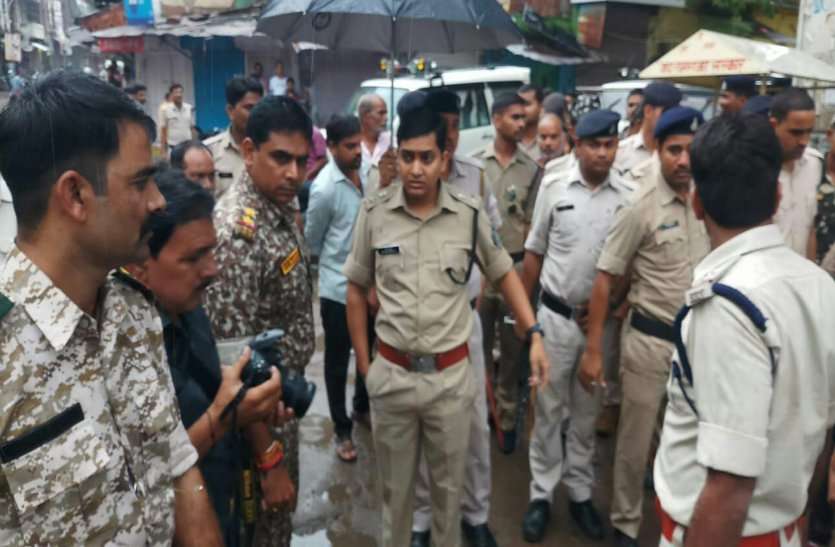 sc st act चप्पे-चप्पे पर तैनात रही पुलिस,सड़कें रही सूनी,दिनभर बजता रहा पुलिस का सायरन