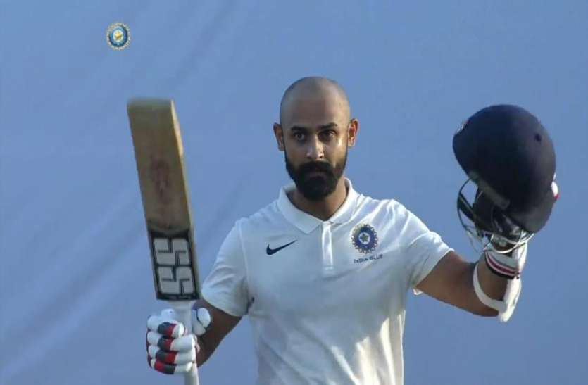 NIKHIL GANGTA दलीप ट्रॉफी (फाइनल): निखिल गंगटा के शतक से इंडिया ब्लू ने खड़ा किया रनों का पहाड़