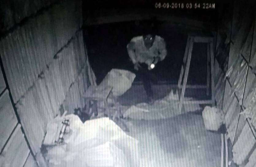 Theft 55 thousand rupees from two shops फलोदी में दो दुकानों के शटर तोड़ उड़ाए 55 हजार
