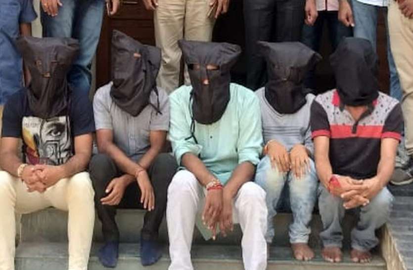 crime अपहरण के पांच आरोपी गिरफ्तार
