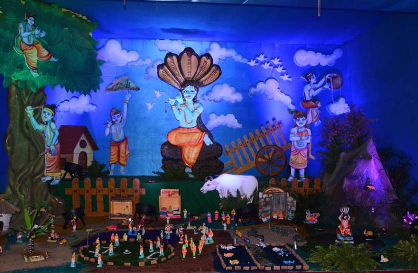 kolkata west bengal श्री श्याम मंदिर आलमबाजार में मनाया गया नंदोत्सव