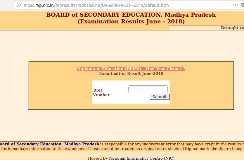MPBSE D El Ed June exam results 2018 MPBSE ने जारी किए D El Ed June exam results, यहां करें चेक