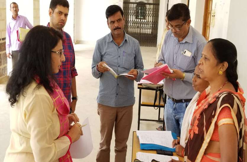 commissioner inspection of voter list revision work in jhansi कमिश्नर ने मतदाता सूची के काम का निरीक्षण किया, गैरहाजिर बीएलओ पर एफआईआर