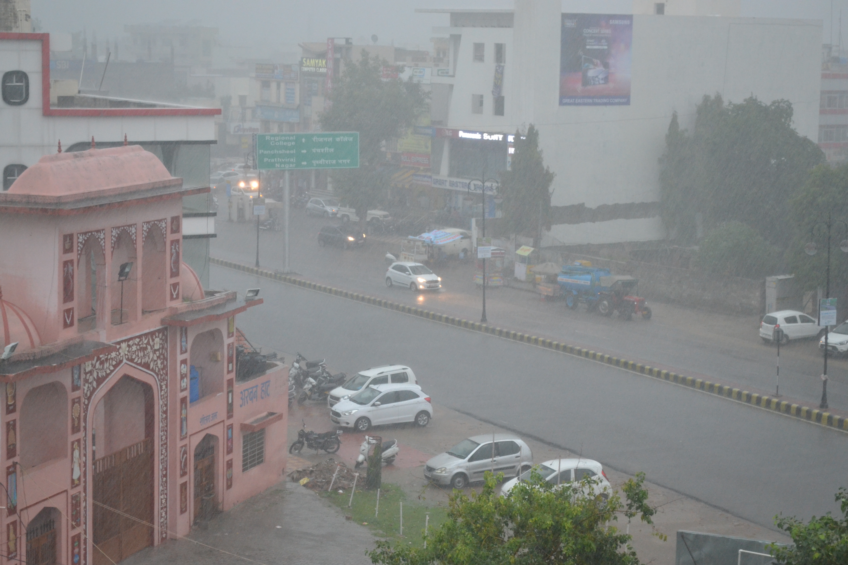 rain in ajmer weather watch: रुक-रुक कर बरसते रहे भादौ के बादल, मौसम में हुई ठंडक