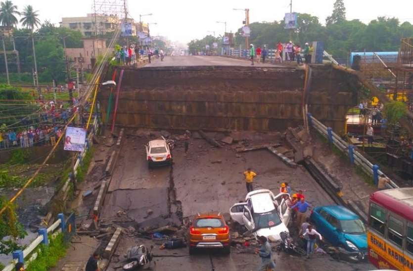 kolkata west bengal पाण्डुआ डीवीसी ब्रिज पर डाल रहे तीन गुना दबाव