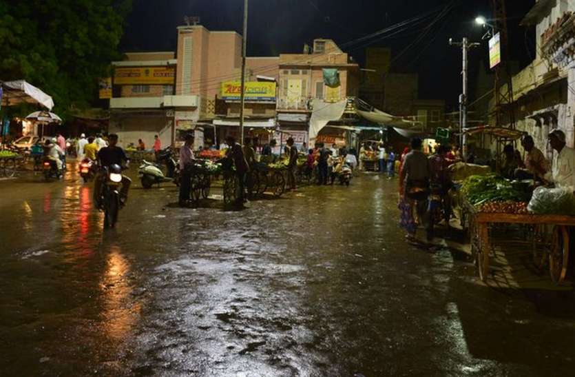 Nagaur rain news नागौर में बारिश को लेकर कहीं खुशी कहीं गम
