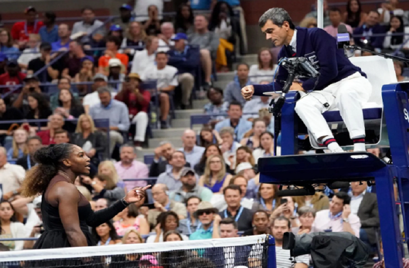 serena US Open : ग्रैंडस्लैम हारने के बाद अंपायर से भिड़ी सेरेना, कहा झूठा और चोर