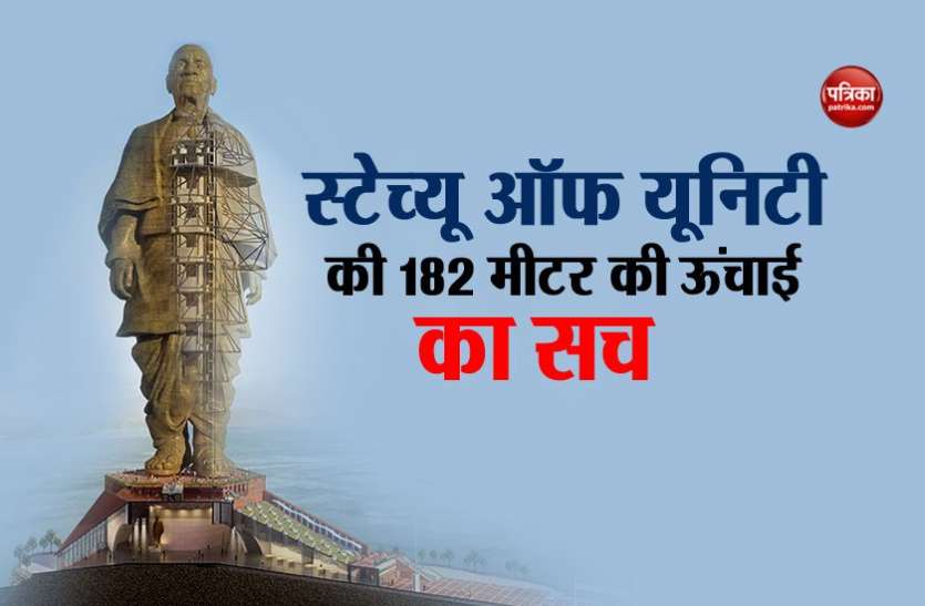 Statue of unity 3000 करोड़ की लागत से तैयार हुआ है स्टेच्यू ऑफ यूनिटी, ये है 182 मीटर ऊंचाई का सच