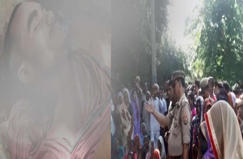 Man cut his neck in devi temple kotwa dham barabanki 24 उंगलियों वाले लड़के को बचाया तो दूसरे ने दी अपनी बलि, देवी मंदिर में काटकर चढ़ा दी अपनी गर्दन
