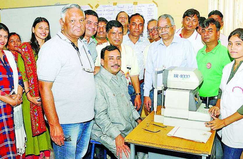 eye camp 600 रोगियों का नि:शुल्क उपचार