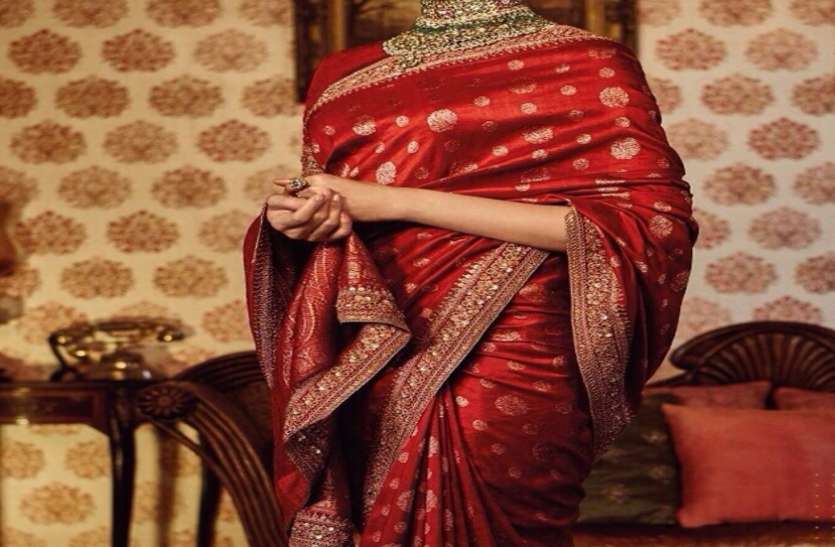hartalika teej 2018 - special saree for vrat puja हरतालिका तीज के लिए एमपी के इस शहर में मिल रही स्पेशल साड़ी