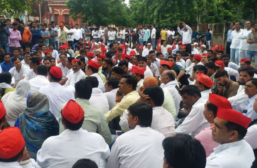 samajwadi party भाजपा के गढ़ में सपा राष्ट्रीय महासचिव का भाजपा सरकार पर बड़ा हमला