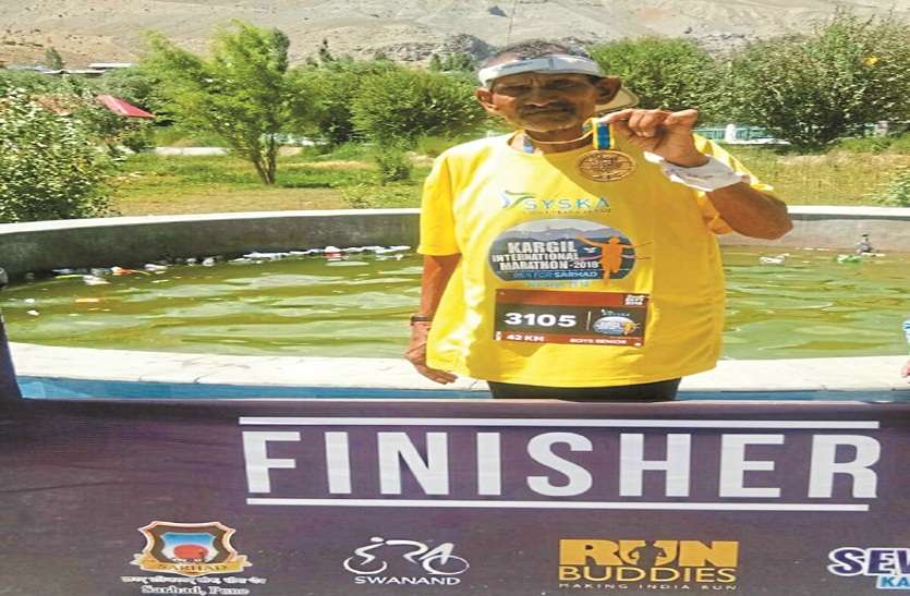 runner ashok batham 59 उम्र में पूरी की 80 नेशनल मैराथन, शतक पूरा करना लक्ष्य