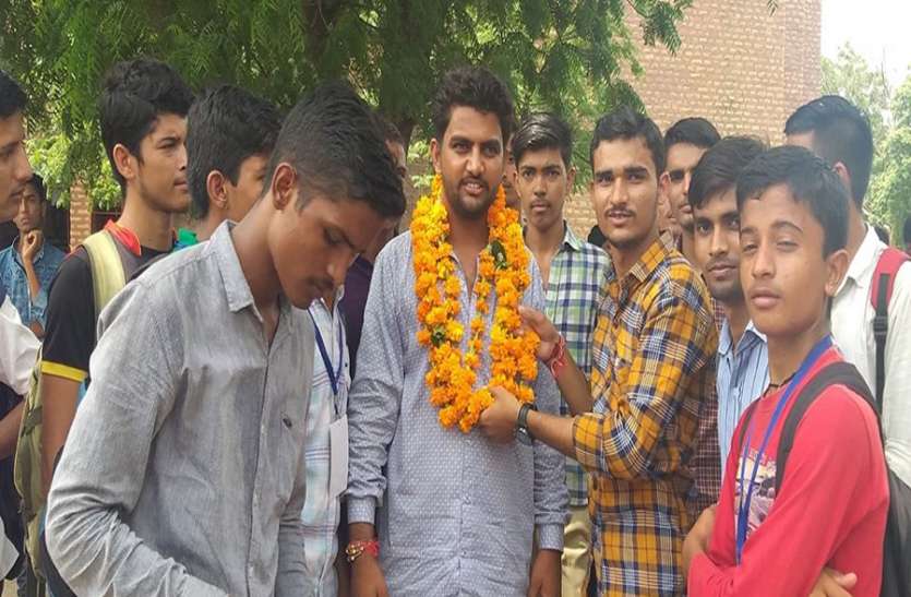 student union elections in jodhpur जेएनवीयू छात्रसंघ चुनाव : वरिष्ठ उपाध्यक्ष पद पर दिनेश पंचारिया ने फहराया जीत का परचम