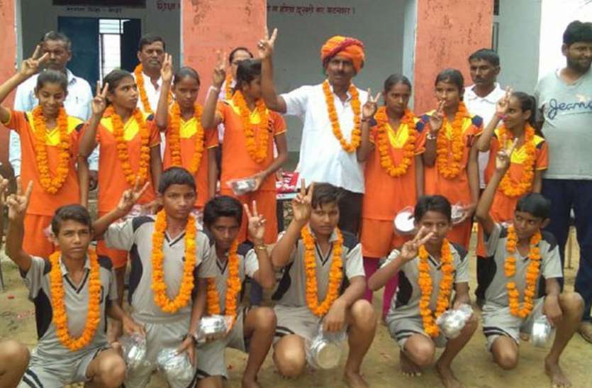 Respect of winning players विजेता खिलाडिय़ों का किया सम्मान