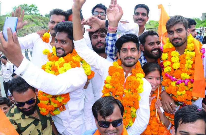 Rajsamand news,Rajsamand Hindi news,Rajsamand local news, राजसमंद में एबीवीपी 'राज' बरकरार, बनाई हैट्रिक...