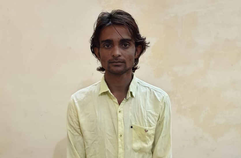 Gangster arrested in 75 lakh garbage robbery case in bhilwara 75 लाख के कपड़ा लूट मामले में सरगना अजमेर जेल से गिरफ्तार