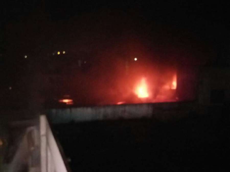 footwear warehouse fire in betul madhya pradesh