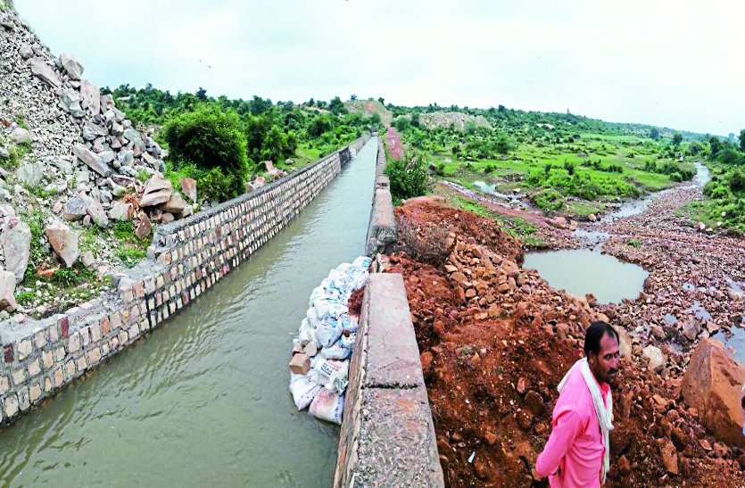 water पानी पर तनाव : बरई में किसानों ने तोड़ी नहर,विधायक फिर पानी ले गए हिम्मतगढ़