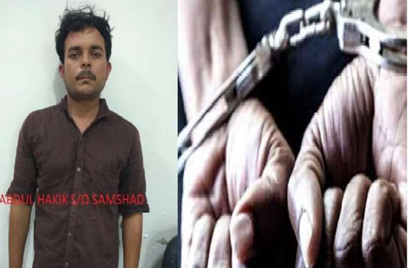 up stf यूपी एसटीएफ ने पचास हजार के इनामी बदमाश हक़ीक को किया गिरफ्तार