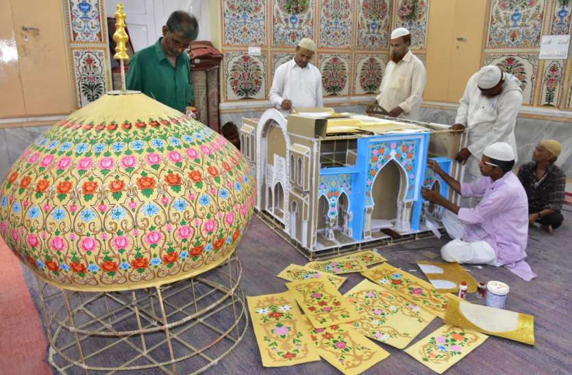 Muharram 2018 शहर में मोहर्रम की तैयारियां शुरू, बन रहे कलात्मक ताजिये